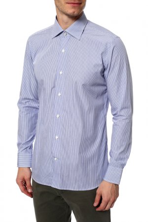 Рубашка Colletto Bianco. Цвет: синий