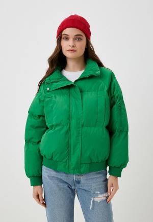 Куртка утепленная Fragarika. Цвет: зеленый
