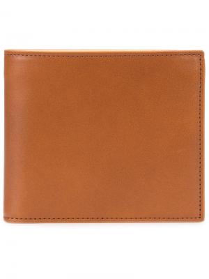 Классический бумажник Maison Margiela. Цвет: коричневый
