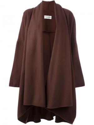 Пальто с воротником шалькой Dolce & Gabbana Pre-Owned. Цвет: красный