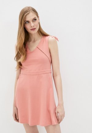 Платье Roxy. Цвет: розовый
