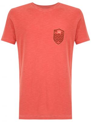 Chest print T-shirt Osklen. Цвет: розовый и фиолетовый