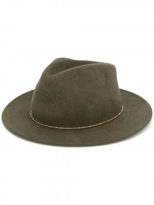 Шляпа Noe с цепочкой Van Palma. Цвет: зеленый