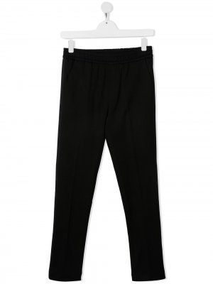 Спортивные брюки с эластичным поясом Paolo Pecora Kids. Цвет: черный