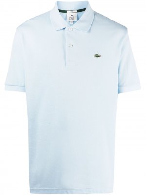 Рубашка поло с логотипом Lacoste. Цвет: синий