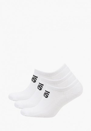 Носки 3 пары Vans. Цвет: белый