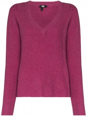 Кашемировый свитер Kamil PAIGE. Цвет: фиолетовый