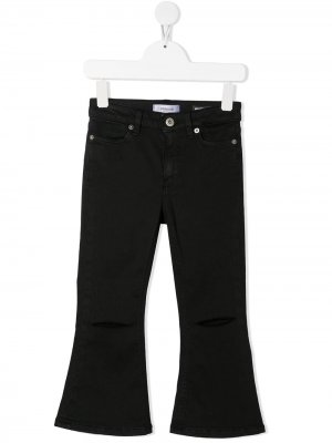Расклешенные джинсы Dondup Kids. Цвет: черный