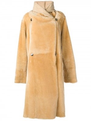 Длинное пальто Lisa Liska. Цвет: нейтральные цвета