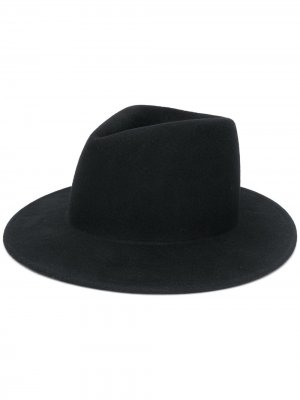 Шляпа федора Ann Demeulemeester. Цвет: черный