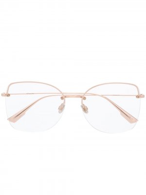 Массивные очки Dior Eyewear. Цвет: розовый