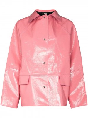 Куртка на пуговицах KASSL Editions. Цвет: розовый