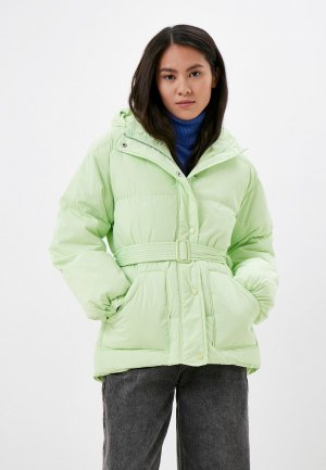 Куртка утепленная Izabella. Цвет: зеленый