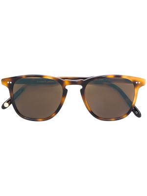 Солнцезащитные очки Brooks Garrett Leight. Цвет: коричневый