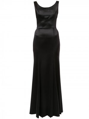 Вечернее платье Duchesse Dolce & Gabbana. Цвет: черный