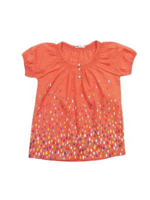 Блузка для девочки Cherubino. Цвет: персиковый