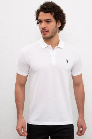 Поло U.S. POLO ASSN.. Цвет: vr013 белый