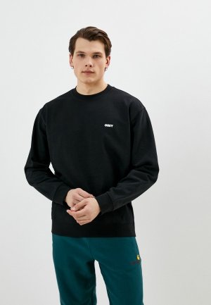 Свитшот Obey. Цвет: черный