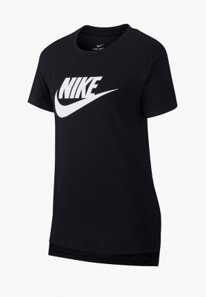 Футболка Nike. Цвет: черный